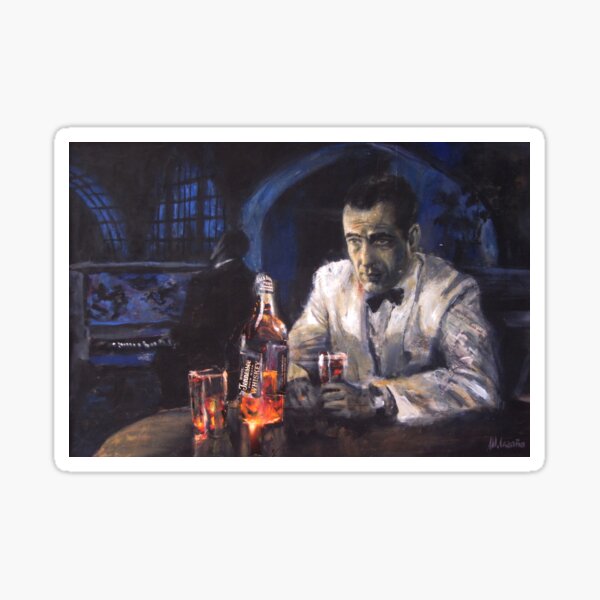 Humphrey Bogart in Casablanca Sticker