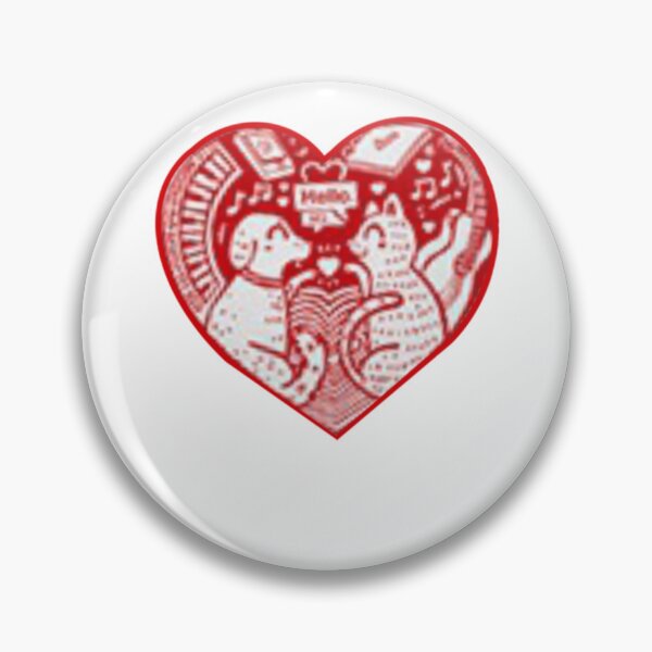 Item preview, Hello Stranger Red Dog Cat Logo Classic . designed and sold by WolframBauer.