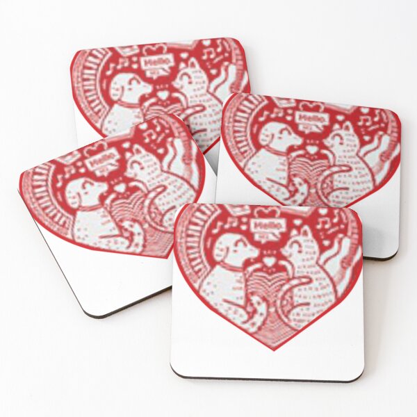 Item preview, Hello Stranger Red Dog Cat Logo Classic . designed and sold by WolframBauer.
