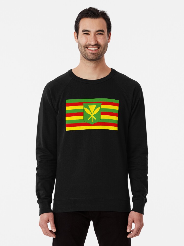 Kanaka Maoli Flag Native Hawaiian Lightweight Sweatshirt By Northshoresign Redbubble The controversial kanaka maoli—or native hawaiian—flag (right) was introduced to the public by gene simeona of honolulu in 2001. kanaka maoli flag native hawaiian lightweight sweatshirt by northshoresign redbubble