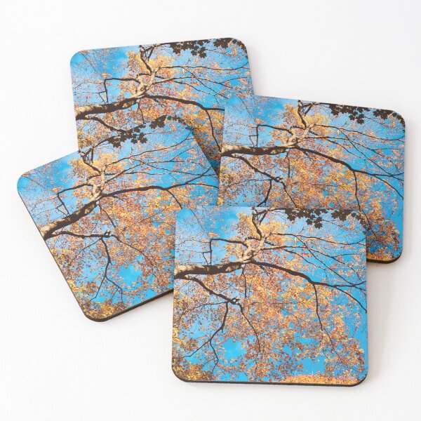 Item preview, Orange Leaves on a Tree Branch designed and sold by RoseyElisabeth.