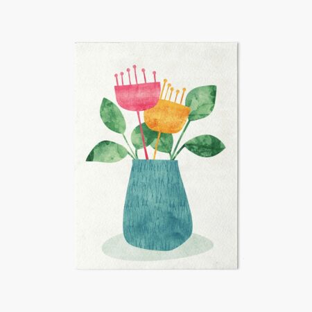 Bouquet Art Board Print