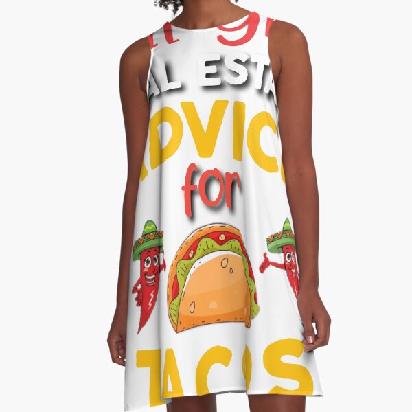 Item preview, Will give real estate advice for tacos. designed and sold by Umiska.