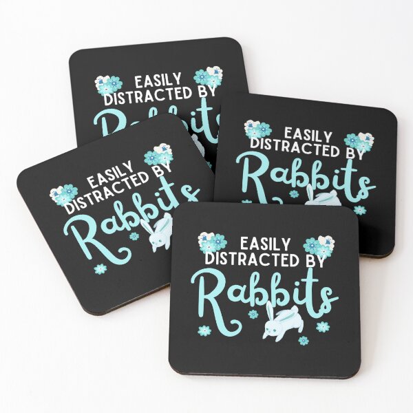 Item preview, Easily distracted by rabbits  designed and sold by Mixture-DESIGN.