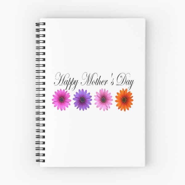 Item preview, Happy Mother's Day with bright colorful flowers: Mother's day, gift idea, decor, accent piece, greeting card, home, office, work space designed and sold by Becky Hunter.
