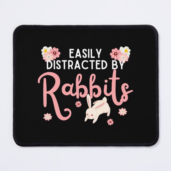 Item preview, Easily distracted by rabbits designed and sold by Mixture-DESIGN.