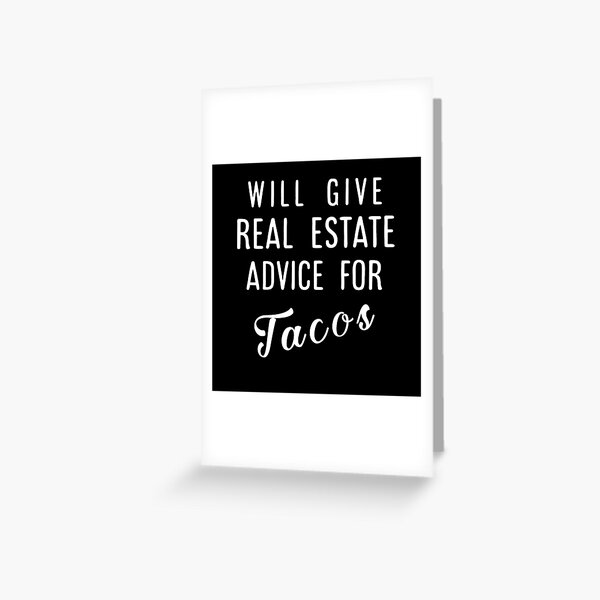 Item preview,  Will give real estate advice for tacos. designed and sold by Umiska.