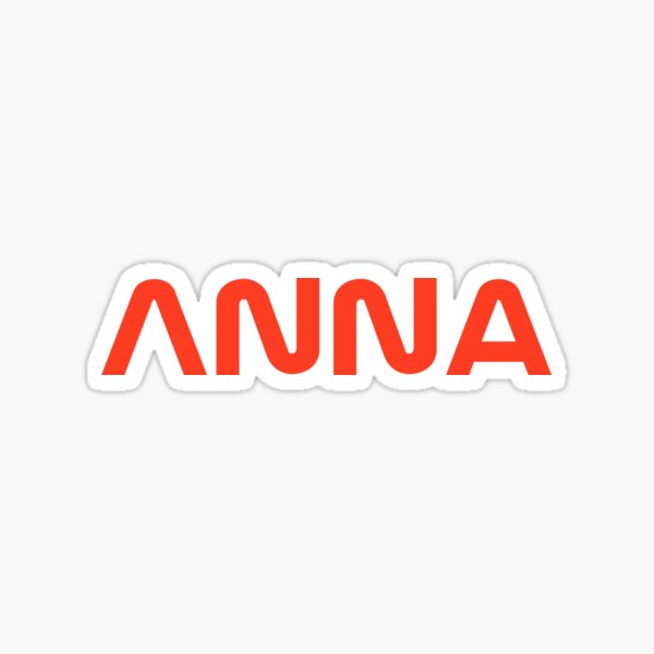 Anna Name Logo Stickers for Sale | Redbubble