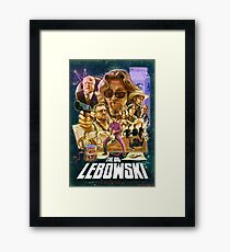 Lebowski Star Wars Poster Framed Print