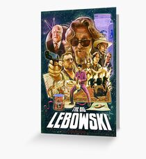 Lebowski Star Wars Poster Greeting Card