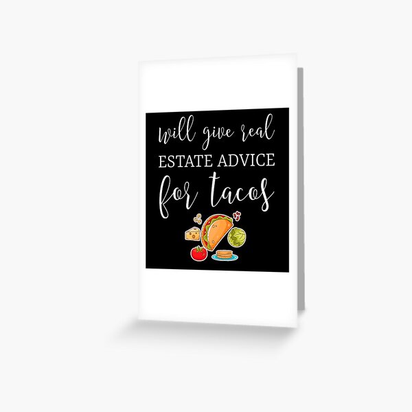 Item preview,  Will give real estate advice for tacos. designed and sold by Umiska.