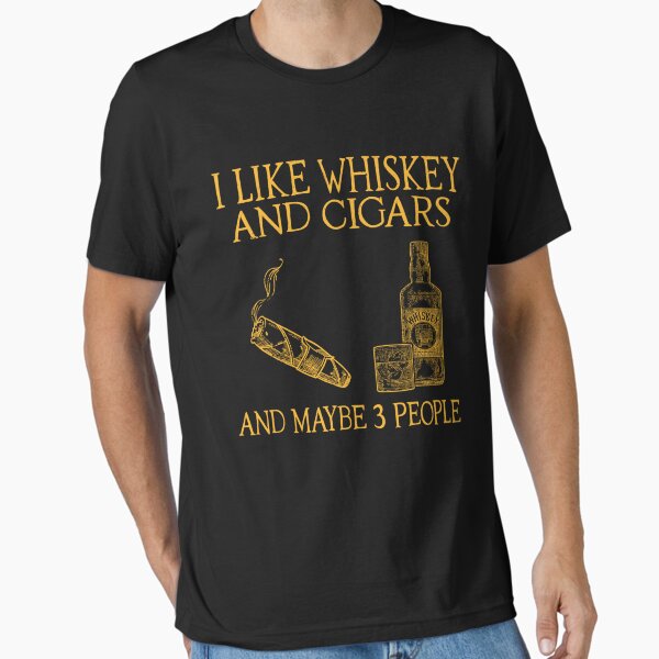 Item preview, I like whiskey and cigars and maybe 3 people  designed and sold by Cristopherkao.