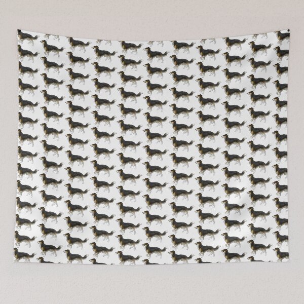 Item preview, Dog - Silken Windhound - Black and Tan designed and sold by Jennifer Stolzer.