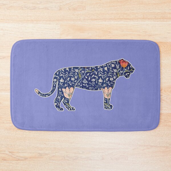Item preview, William Morris print within silhouette of tiger designed and sold by Rhu Creations.