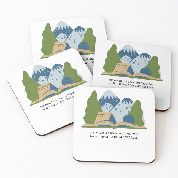 Item preview, The world is a book and those who do not travel read only one page designed and sold by ShaneinJapan.