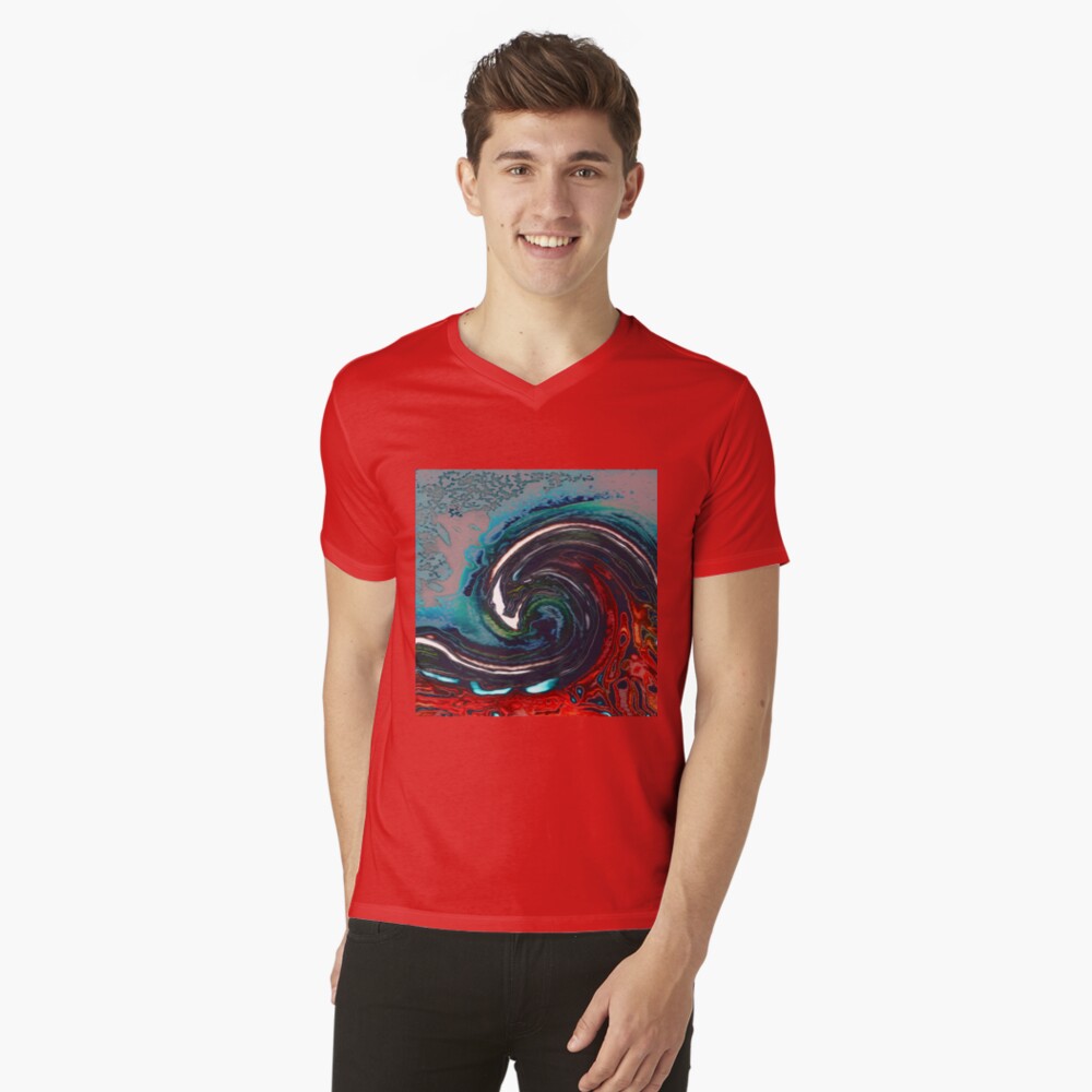 Item preview, V-Neck T-Shirt designed and sold by blackhalt.