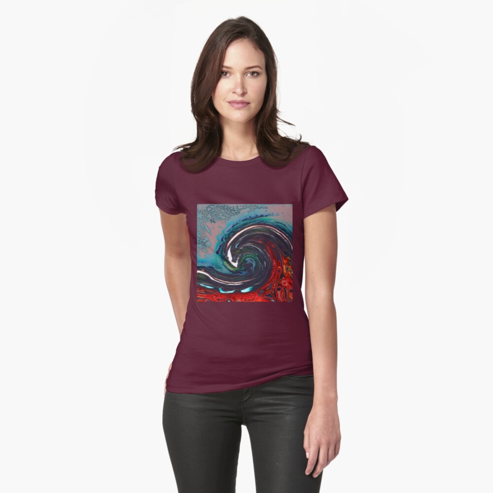 Item preview, Fitted T-Shirt designed and sold by blackhalt.