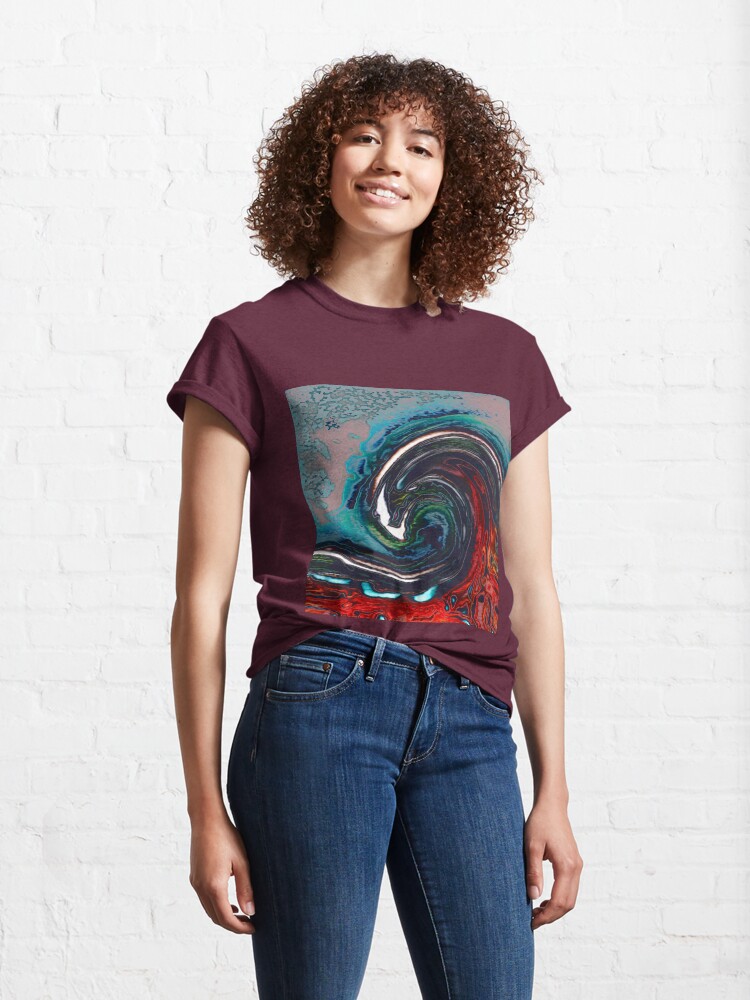 Thumbnail 4 of 7, Classic T-Shirt, Wave 9 designed and sold by blackhalt.