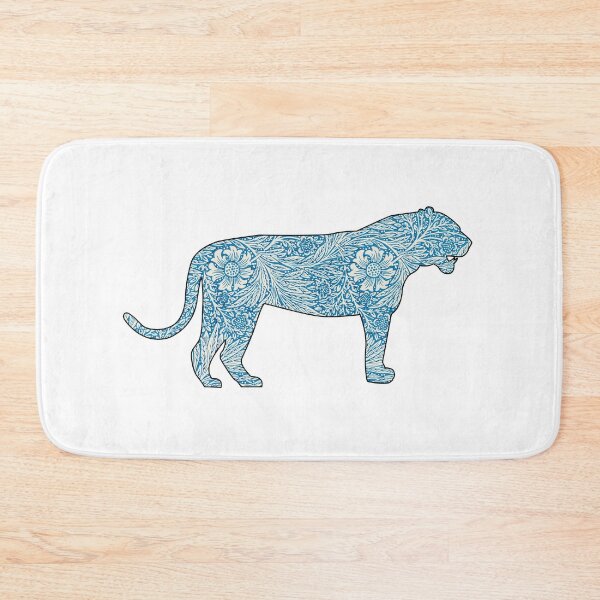 Item preview, William Morris print within silhouette of tiger designed and sold by Rhu Creations.