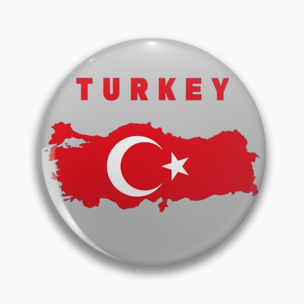 Item preview, Turkish Flag inside Map of Turkey  designed and sold by mashmosh.