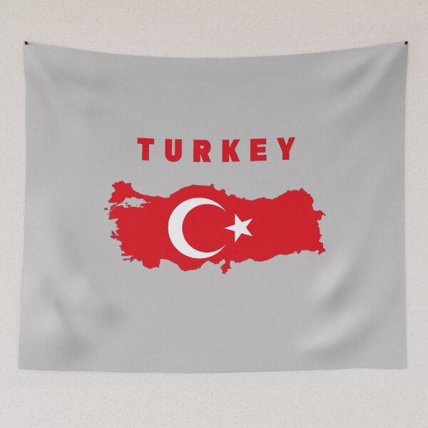 Item preview, Turkish Flag inside Map of Turkey  designed and sold by mashmosh.