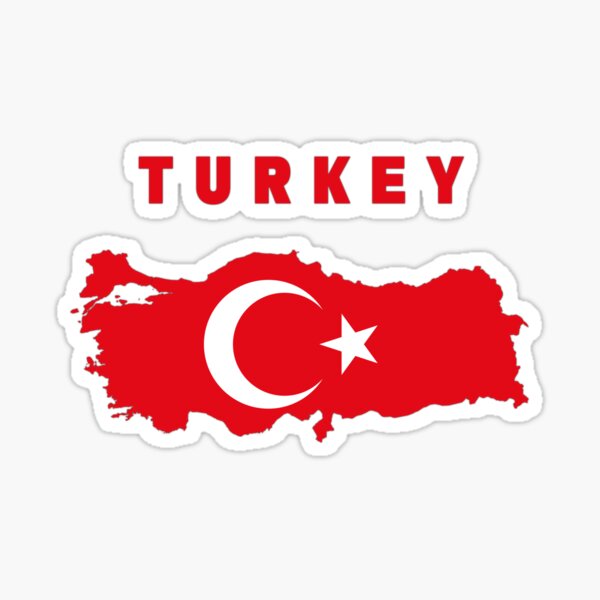 Item preview, Turkish Flag inside Map of Turkey  designed and sold by mashmosh.