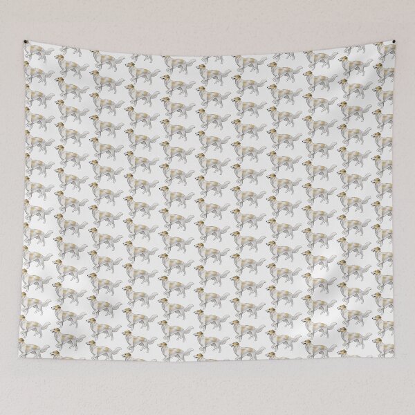 Item preview, Silken Windhound - White and Tan designed and sold by Jennifer Stolzer.