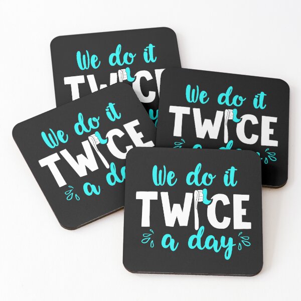 Item preview, We Do It Twice A Day Funny Dental Shirt Gift designed and sold by NevaehRey.