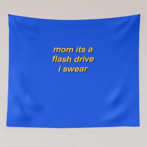Item preview, Mom Its a Flash Drive! Sticker designed and sold by NickaRichli.