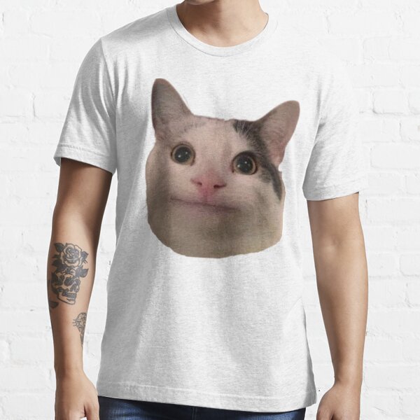 Beluga Cat Meme Face Smiling T Shirt Cotton Men Women Diy Print Beluga Cat  Beluga Cat Meme Cat Meme Face Cat Meme Smiling Cat - AliExpress