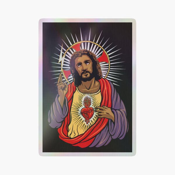 applebum A1 poster “BLACK JESUS (RED)” sh,small,507x507-pad,600x600,