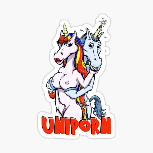 Magical Unicorn Porn - Unicorn Porn Stickers for Sale | Redbubble