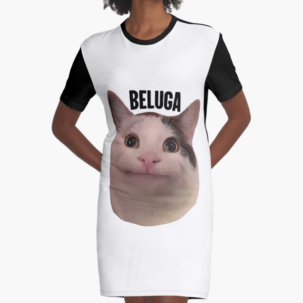 Beluga Cat Wallpaper Dresses for Sale