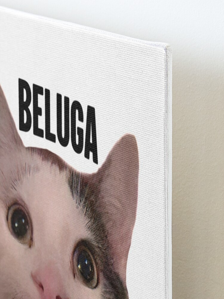 beluga cat discord pfp | Art Board Print