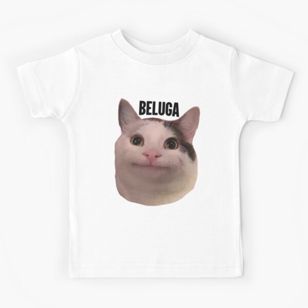 Beluga Cat Wallpaper Kids T-Shirts for Sale