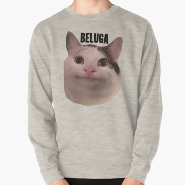 Funny Meme Beluga Cat Discord Unisex Sweatshirt - Teeruto