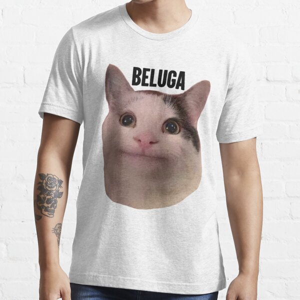 Beluga Cat Wallpaper Kids T-Shirts for Sale