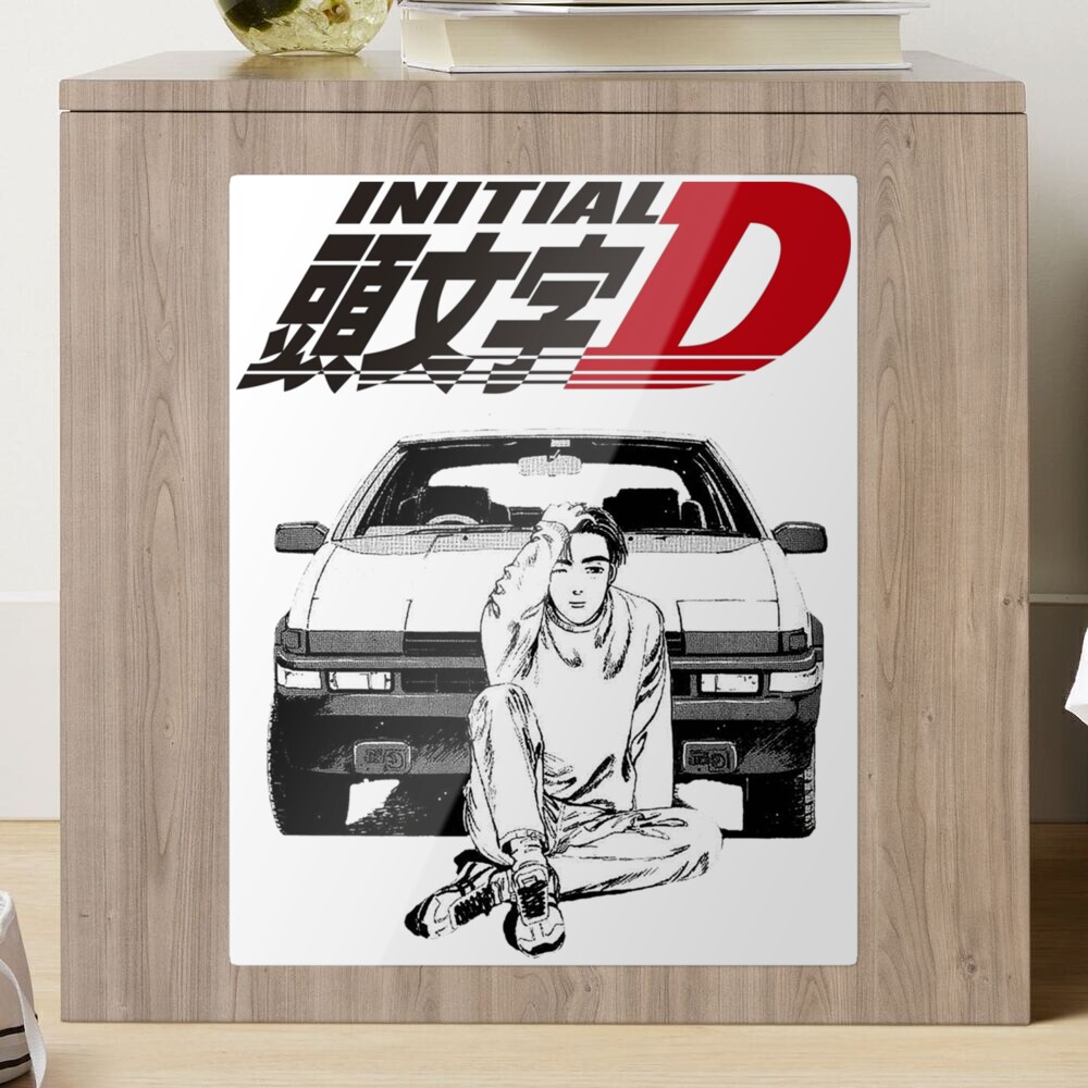 Initial D Anime Movie Art Poster Tin Metal Plaque Sign for Room