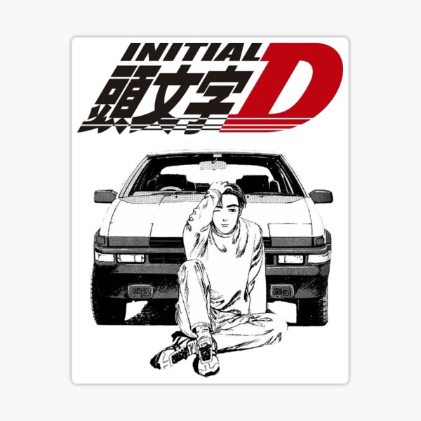 Initial D car anime Cars' Poster, picture, metal print, paint by riot speed