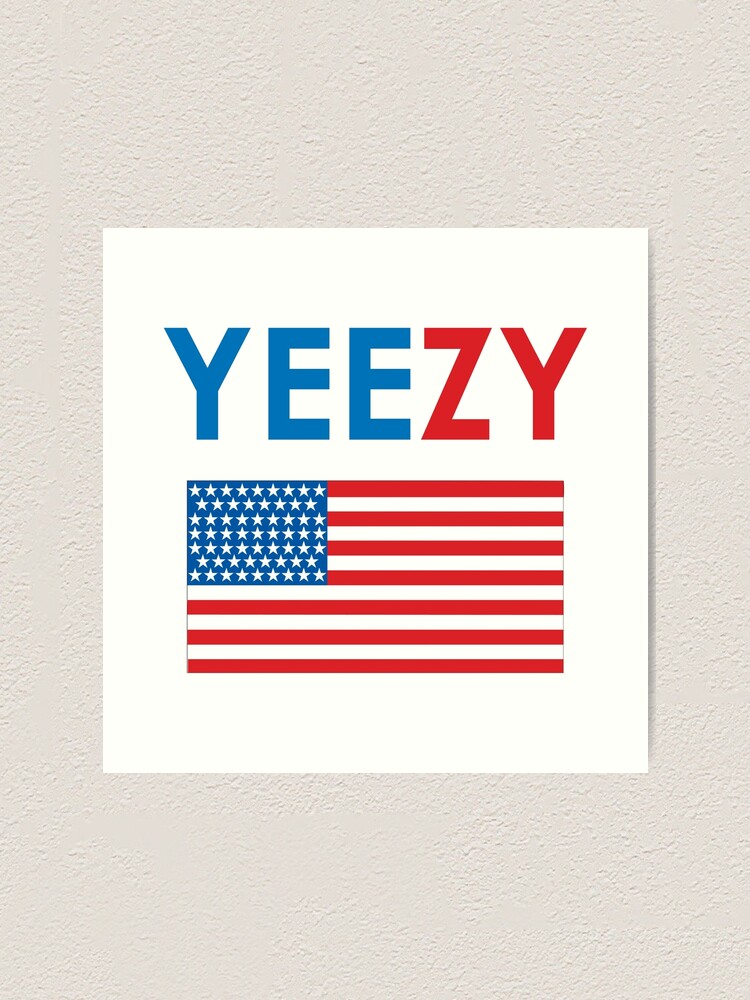 flag yeezys