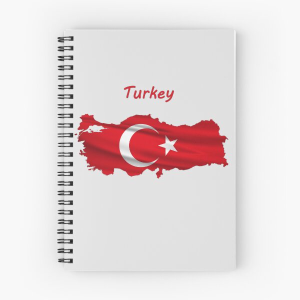 Item preview, Wavy Turkish Flag inside Map of Turkey  designed and sold by mashmosh.