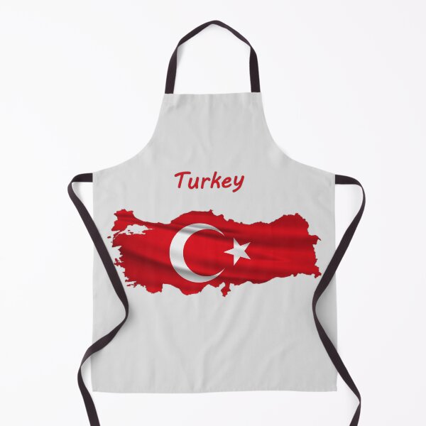 Item preview, Wavy Turkish Flag inside Map of Turkey designed and sold by mashmosh.