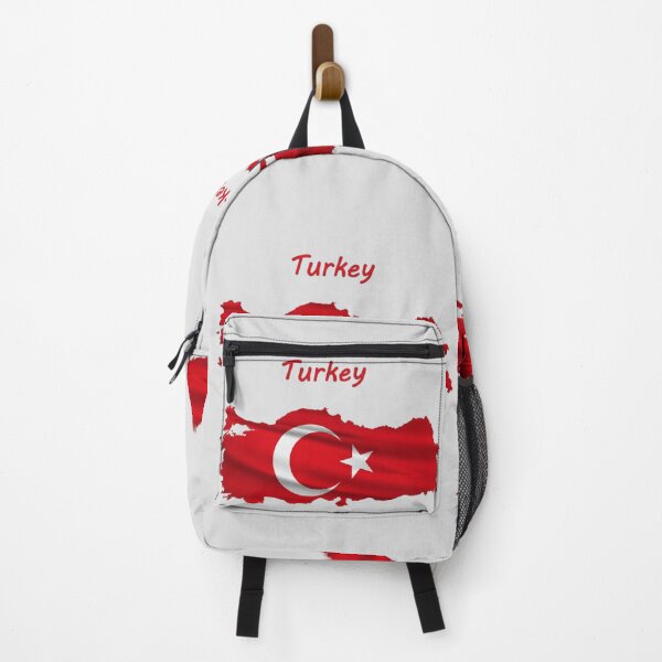 Item preview, Wavy Turkish Flag inside Map of Turkey designed and sold by mashmosh.