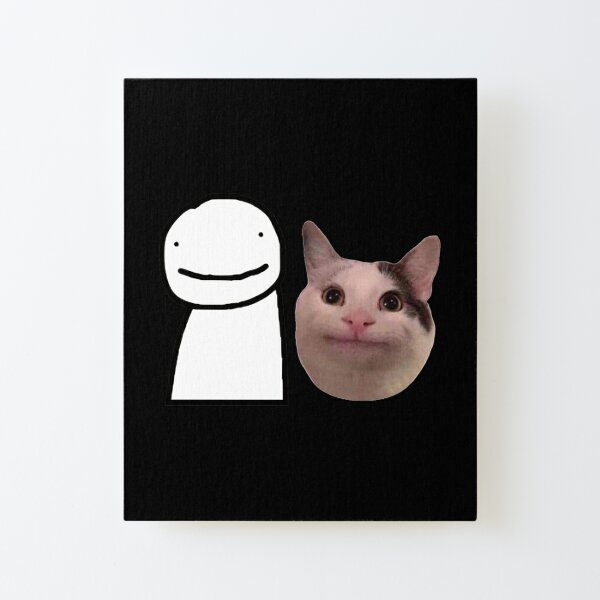 beluga cat discord pfp  Mounted Print for Sale by Liamandlore