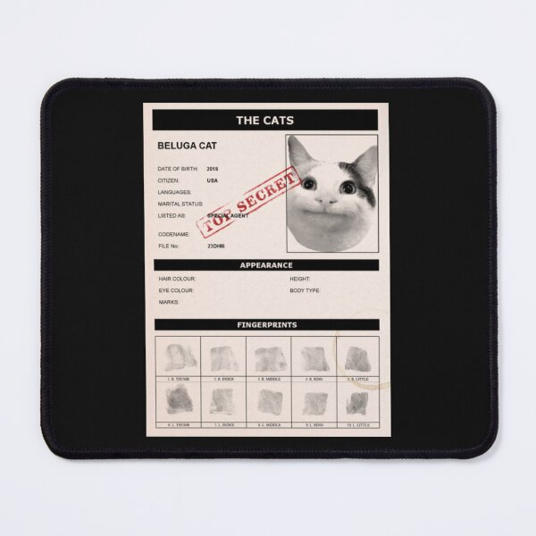 Item preview, Beluga Cat Agent   designed and sold by Liamandlore.