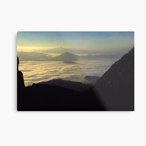 the Frenchmans Cap, sunrise west coast range. Metal Print