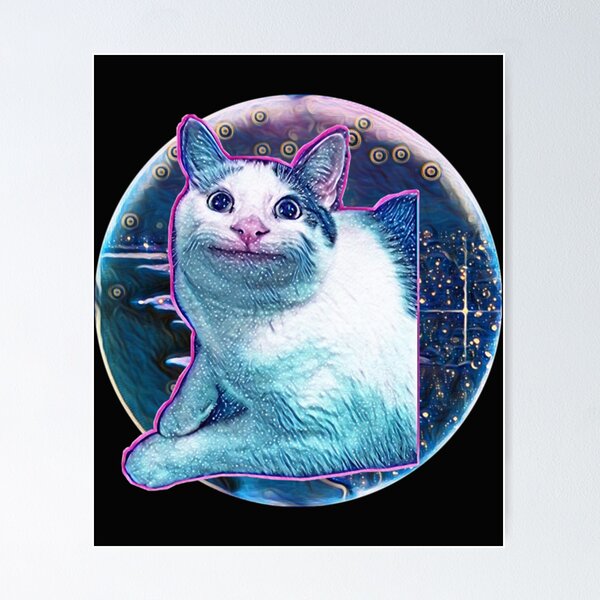 Download Beluga Cat Sticker Wallpaper
