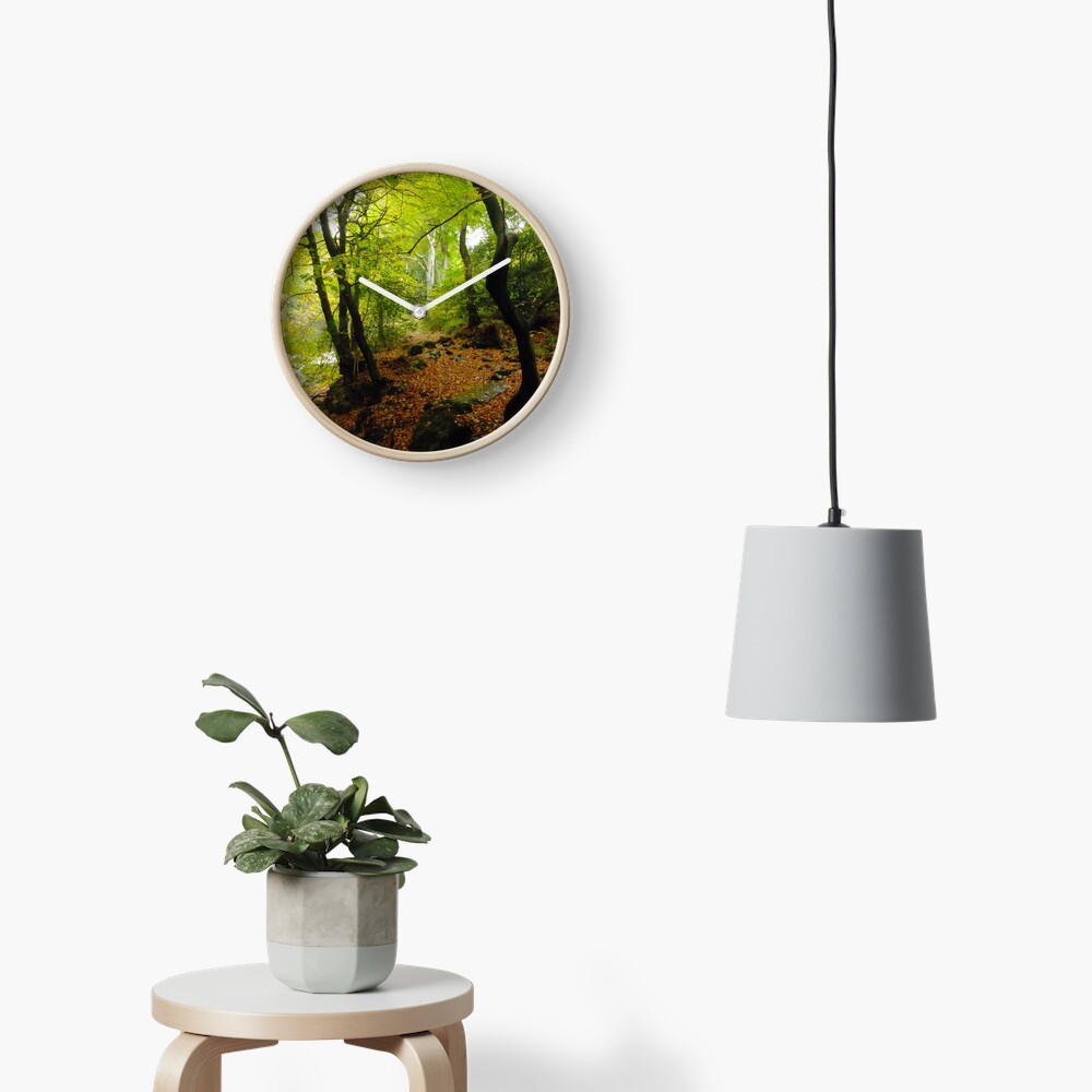 Item preview, Clock designed and sold by IOMWildFlowers.
