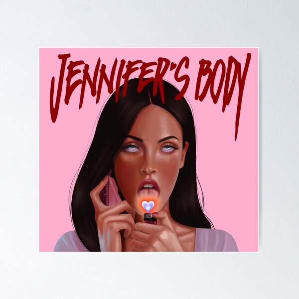Vista previa del artículo con la obra «¡El cuerpo de Jennifer!», diseñado y vendido por nancyvheart / thelamehuman.