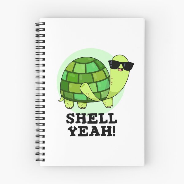 Item preview, Shell Yeah Funny Tortoise Puns designed and sold by punnybone.